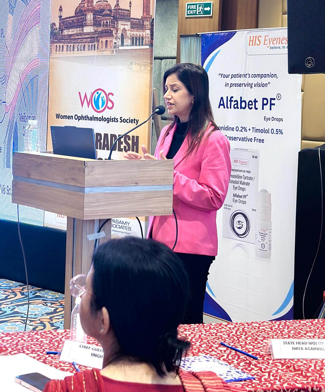 Dr Jeenu Priya Eye Specialist Meerut at WOS Conference Rajasthan